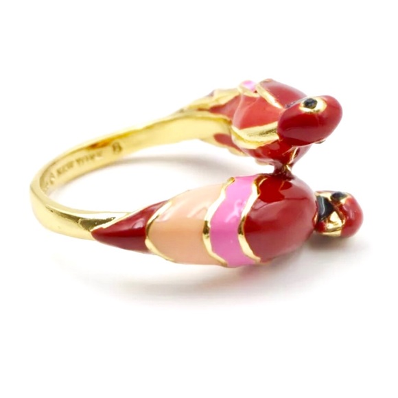 KATE SPADE • Out Of The Office Parrot Ring - Picture 7 of 8